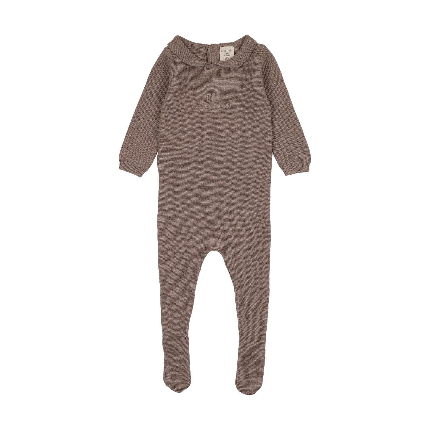 Analogie Knit Embroidered Footie - AF26S315A
