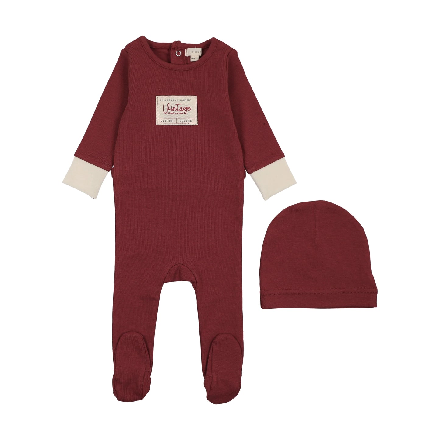 Lil Legs Color Block Footie Set - AF26S305B