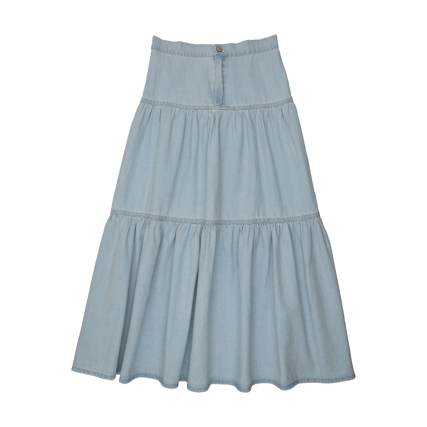 Lil Legs Denim Tiered Maxi Skirt - DTMSKT-SS26