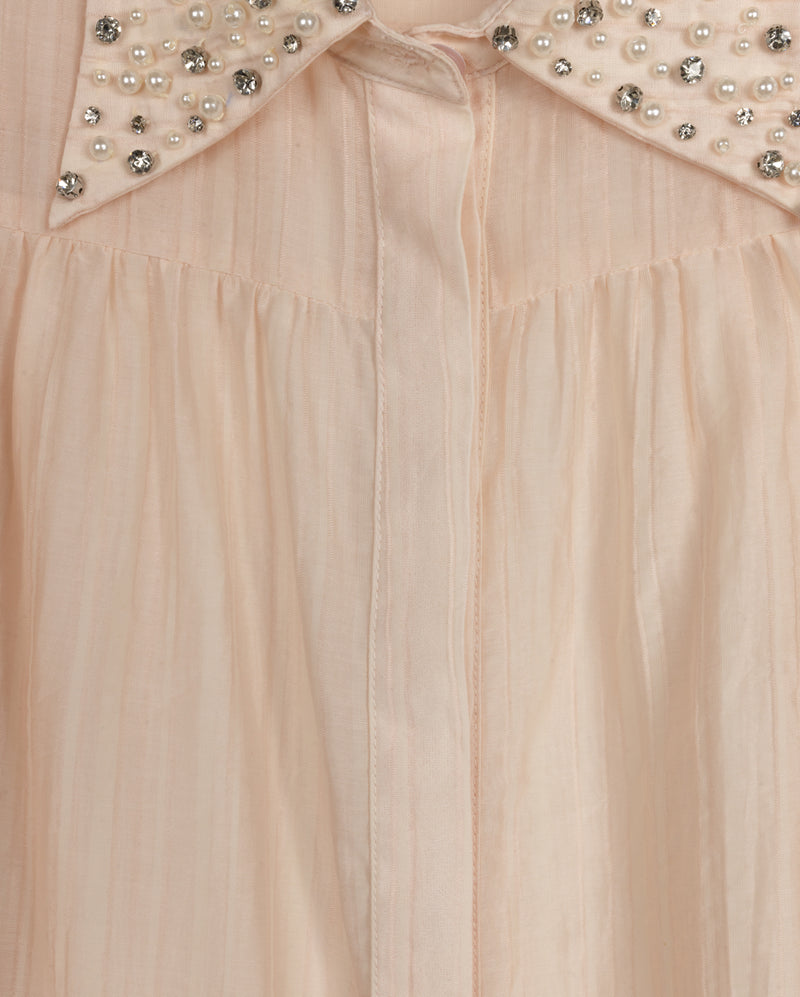 Mallory and Merlot Sprint Diamond Collar Blouse Set - C-26142-SET