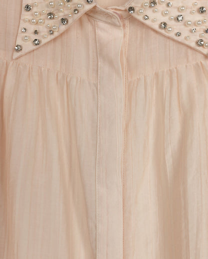 Mallory and Merlot Sprint Diamond Collar Blouse Set - C-26142-SET