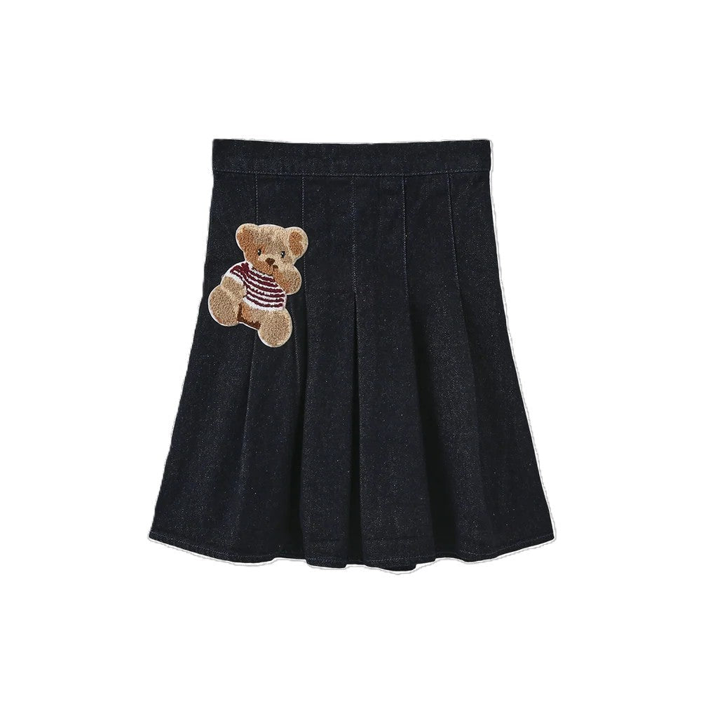 Phil and Phoebe Sherpa Bear Patch Skirt - C-28635