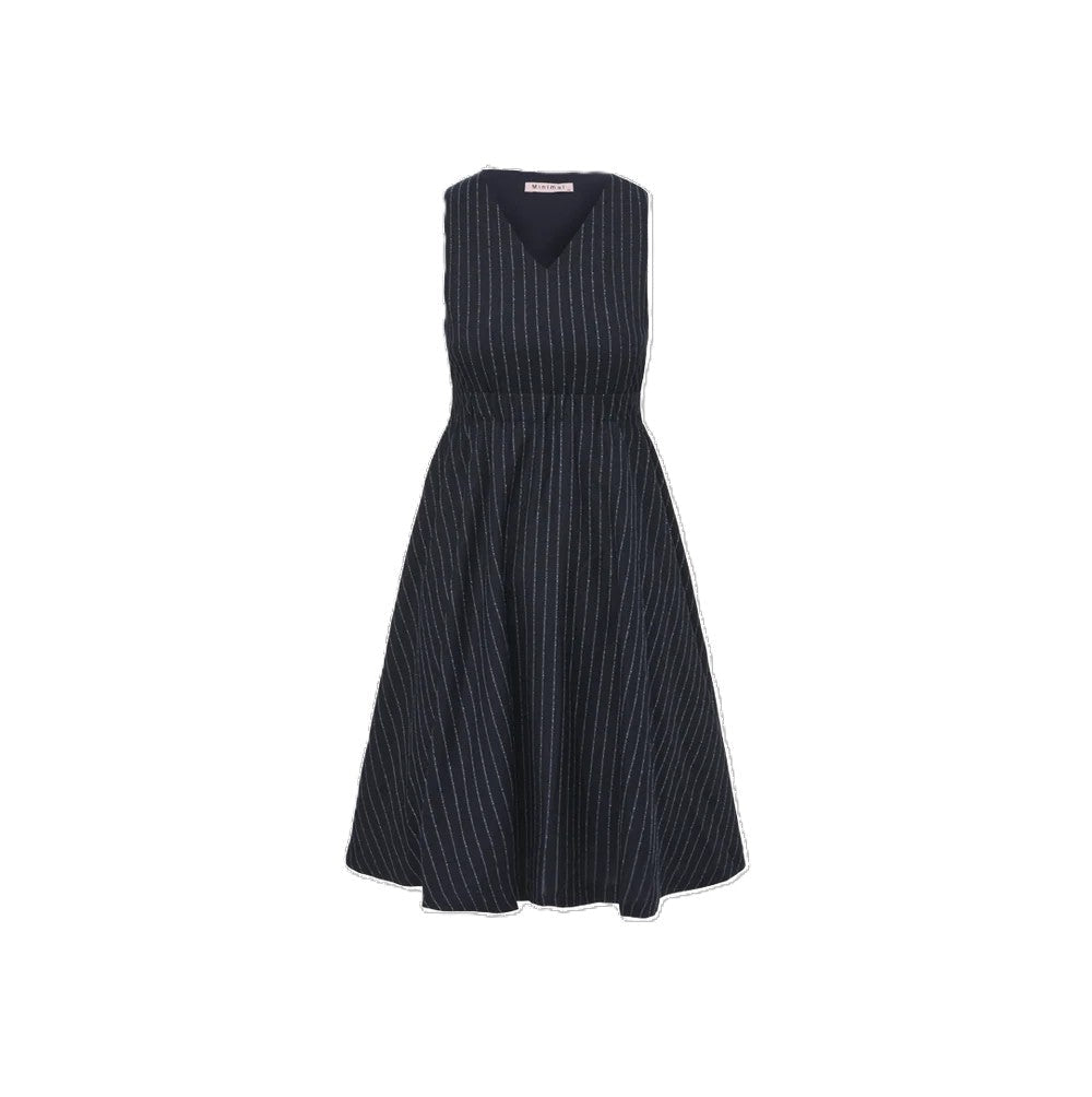 Minimal V Detail Pinstriped Jumper - C-27571