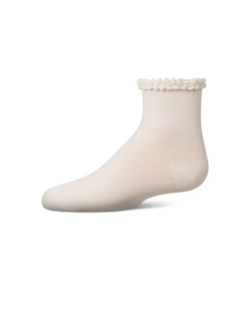 Girls' Bubble Stitch Welt Anklet Socks