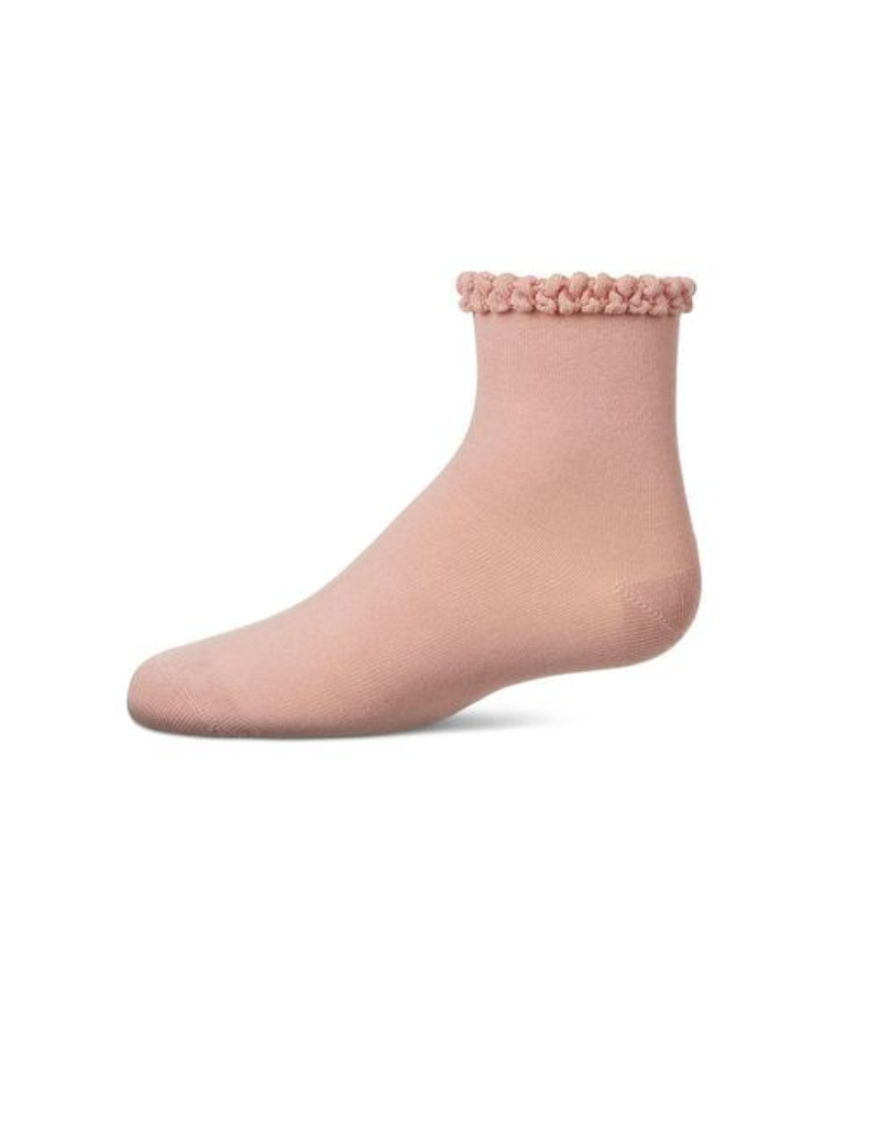 Girls' Bubble Stitch Welt Anklet Socks