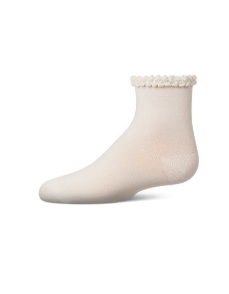 Girls' Bubble Stitch Welt Anklet Socks