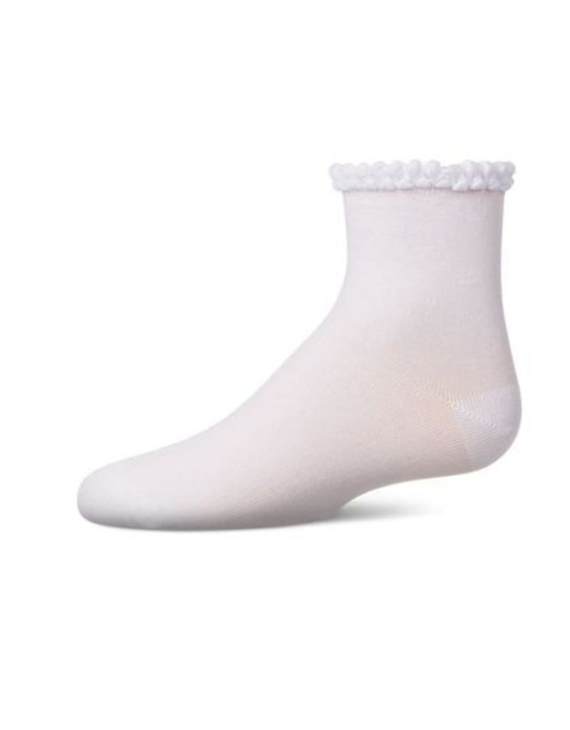 Girls' Bubble Stitch Welt Anklet Socks