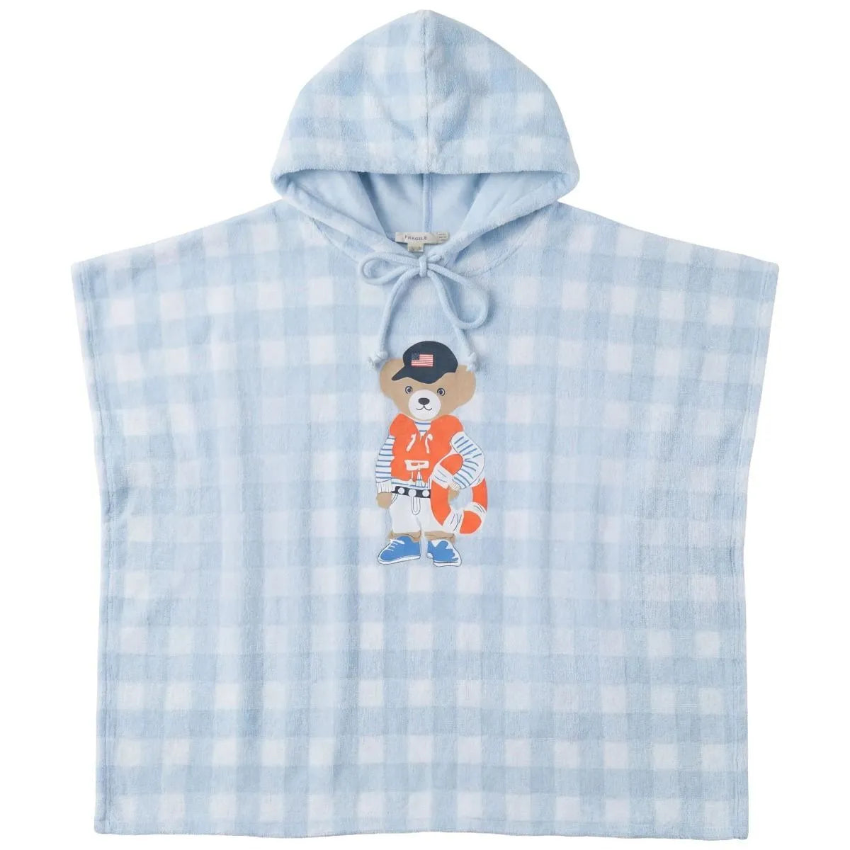 Fragile Poncho In Terry Embroidery - SB6CP7348
