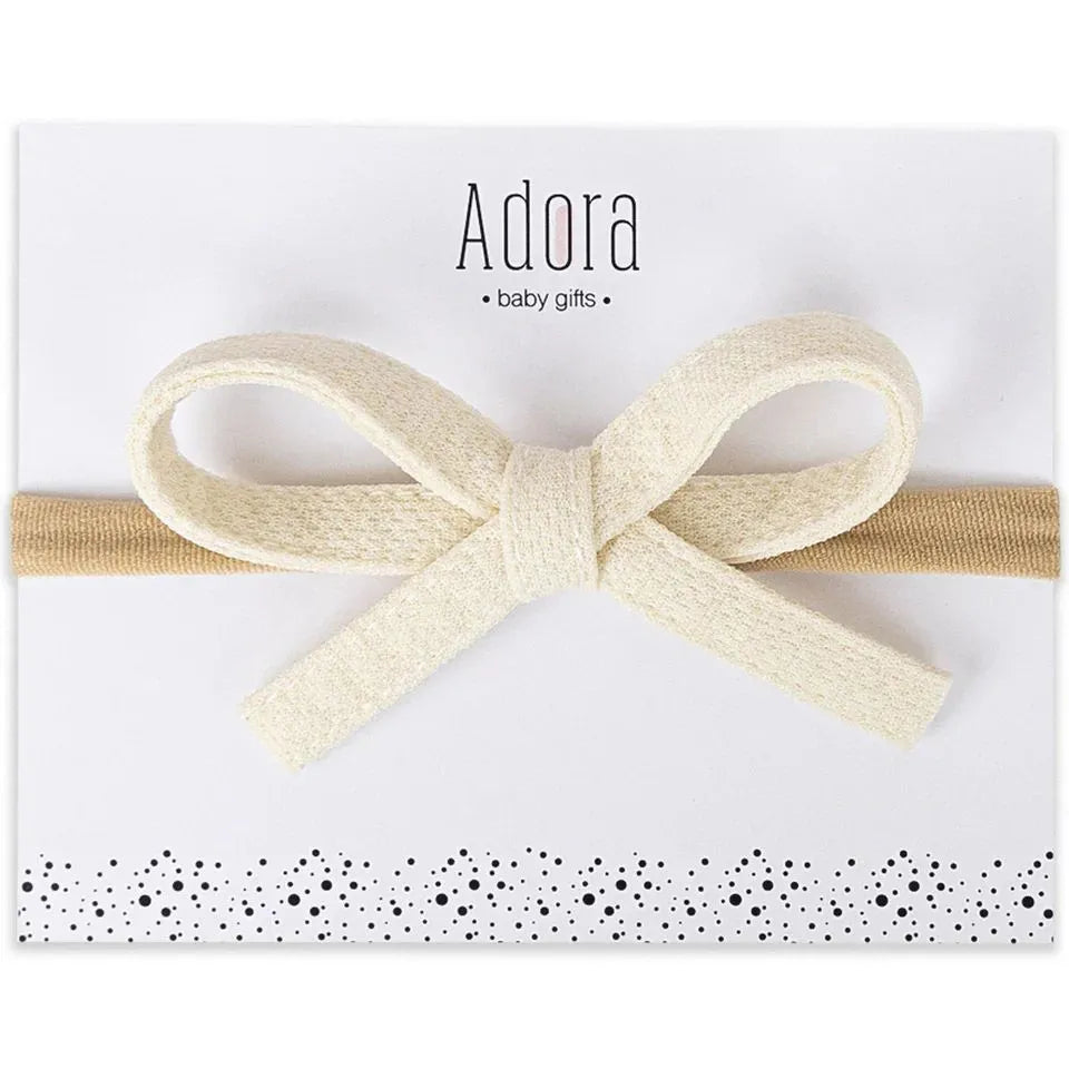 Adora Waffle Bow Headband - ABG_WBH001