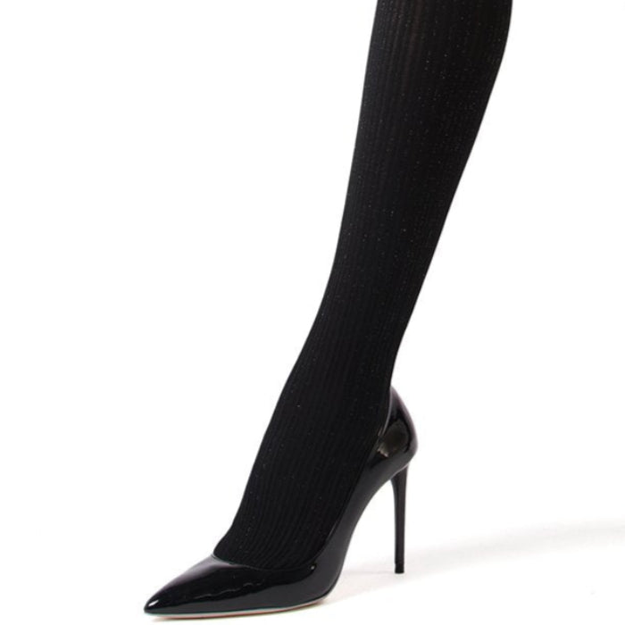 Chicago Luxe Lurex Stripe Tights