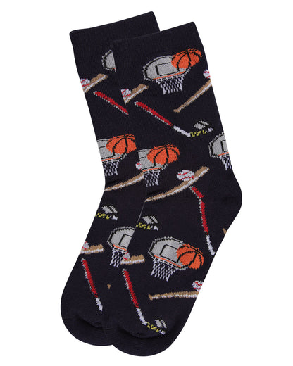 Sports Bamboo Blend Crew Socks