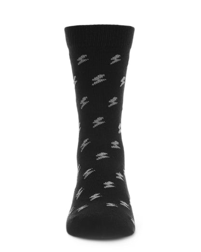 Lightning Bolt Boys Cotton Blend Crew Socks