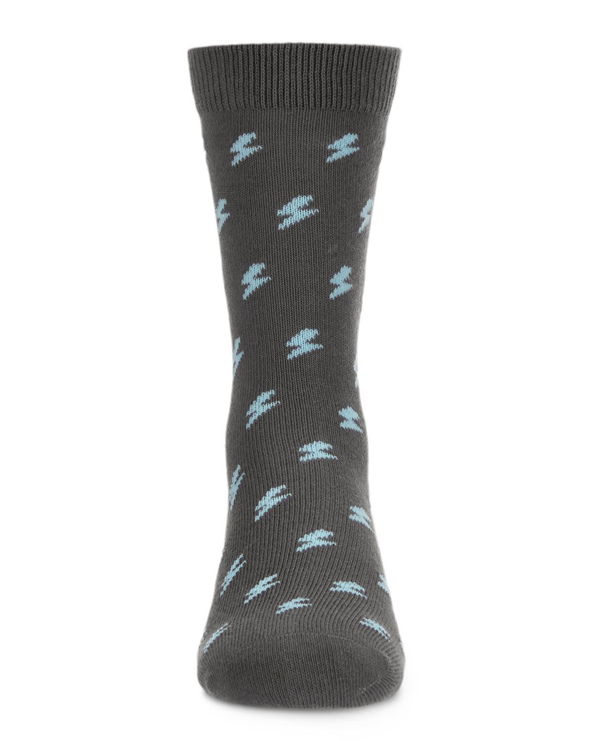 Lightning Bolt Boys Cotton Blend Crew Socks