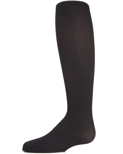 Textured Toes Girls Ribbed Tights