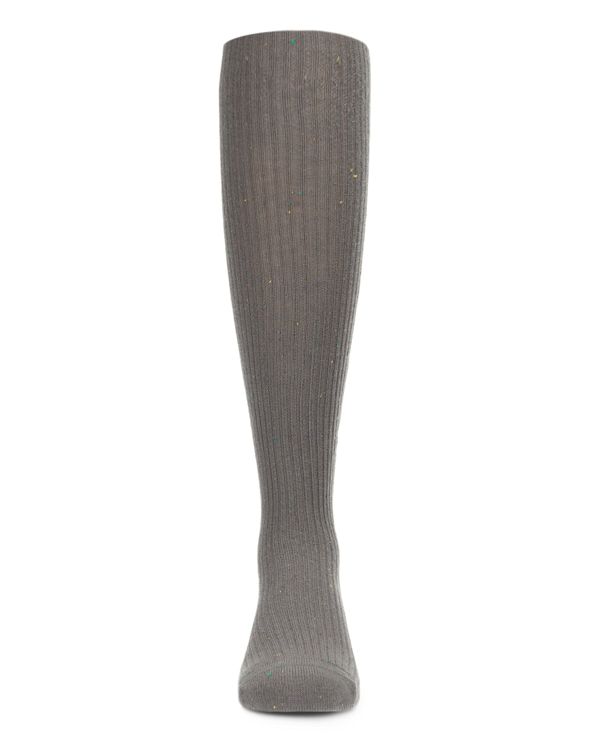 Thin Ribbed Speckled Cotton Tights