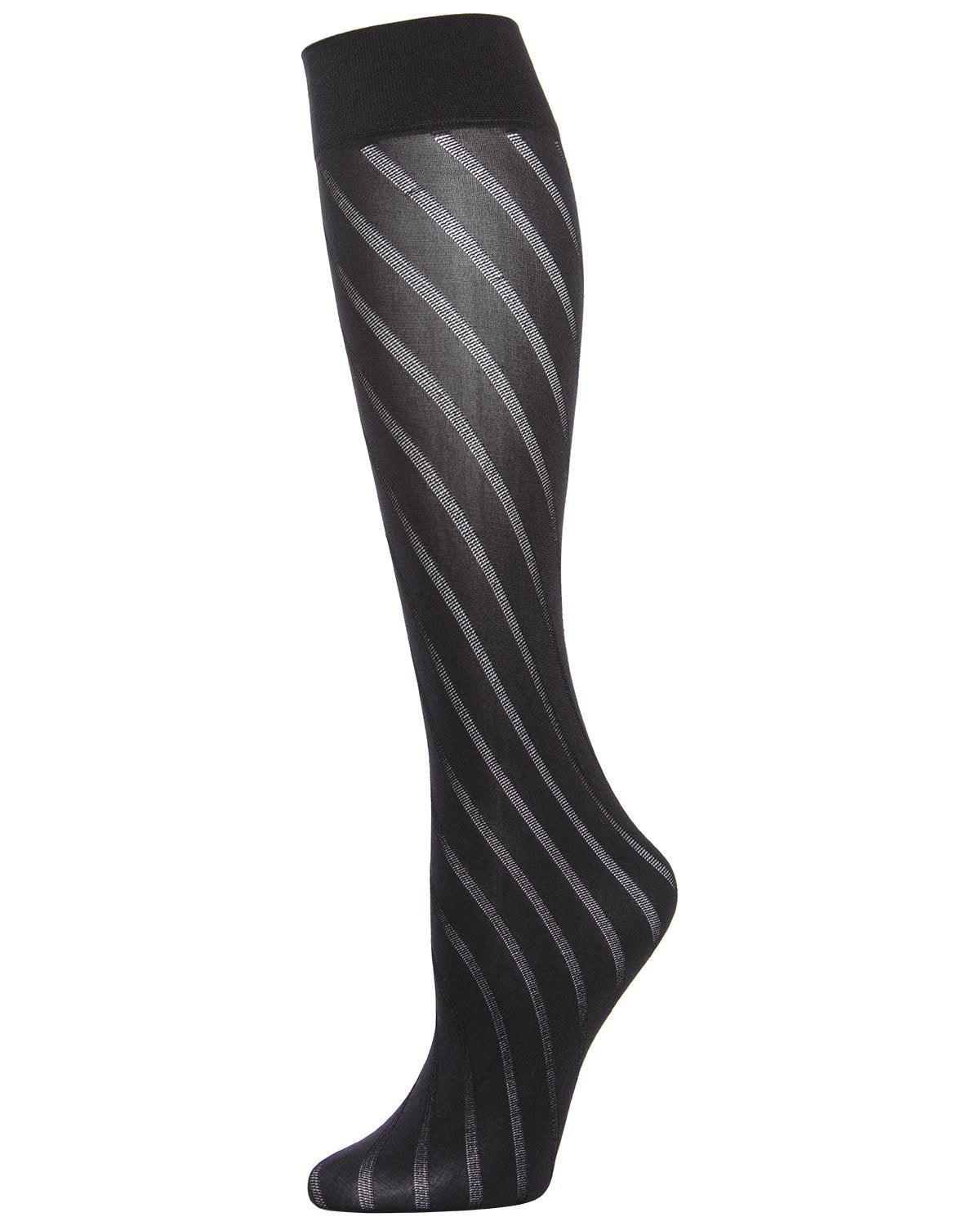 Women's Spiral Opaque Trouser Socks