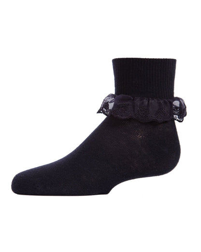 Classic Lace Girls Ruffle Anklet Socks