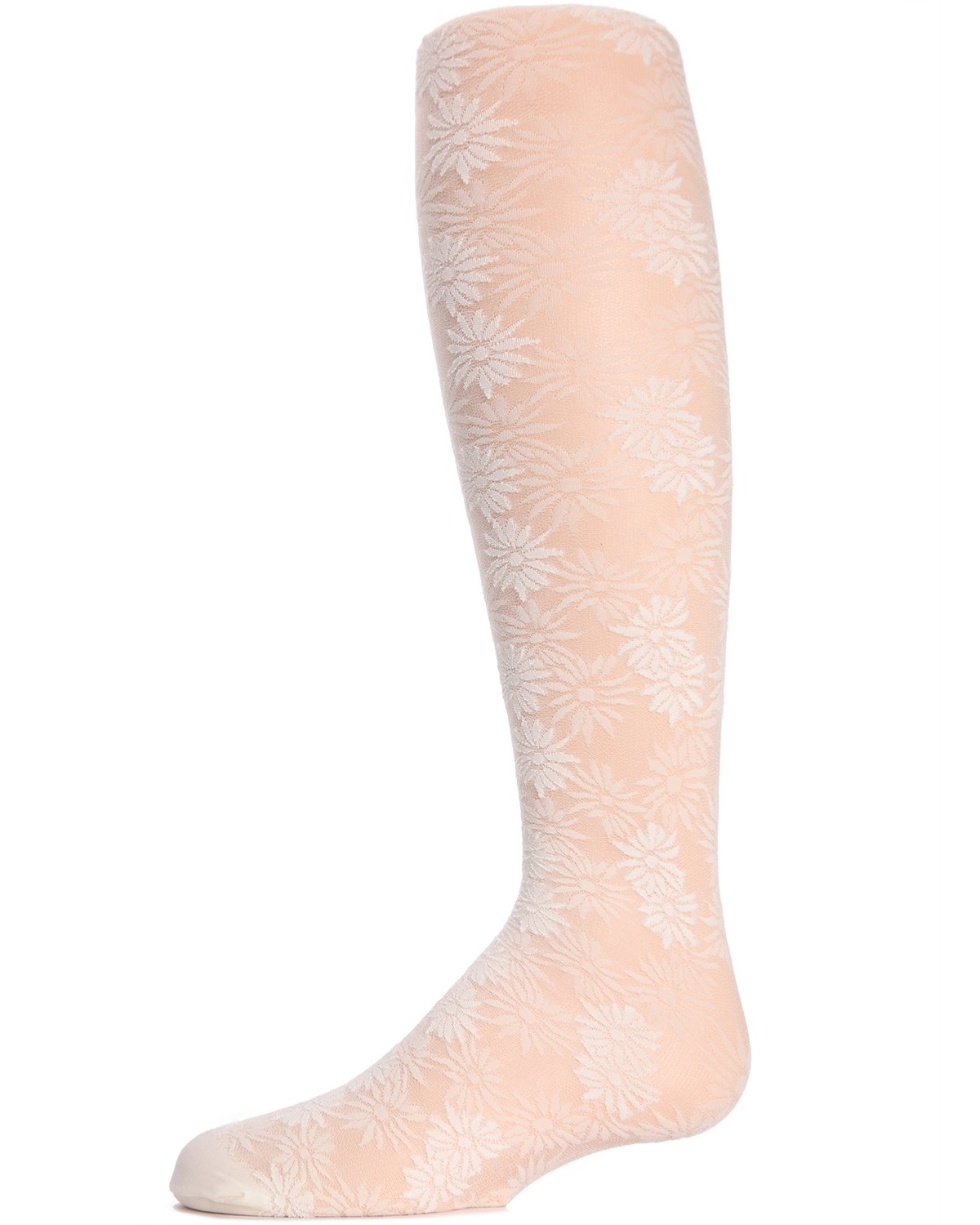 Flower Bunches Sheer Girls Tights