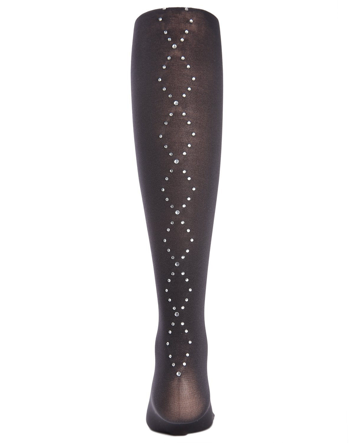 Diamonds on Down Jeweled Girls Opaque Tights