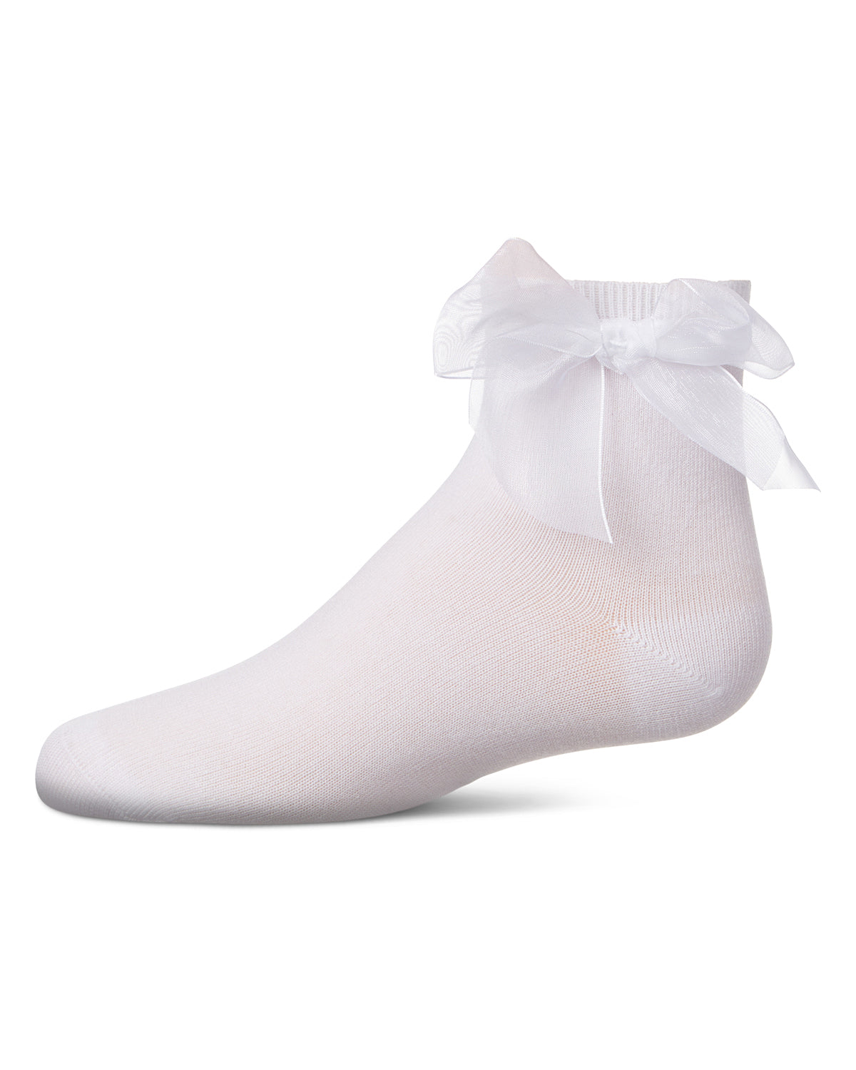 Girls' Tulle Bow Anklet Socks