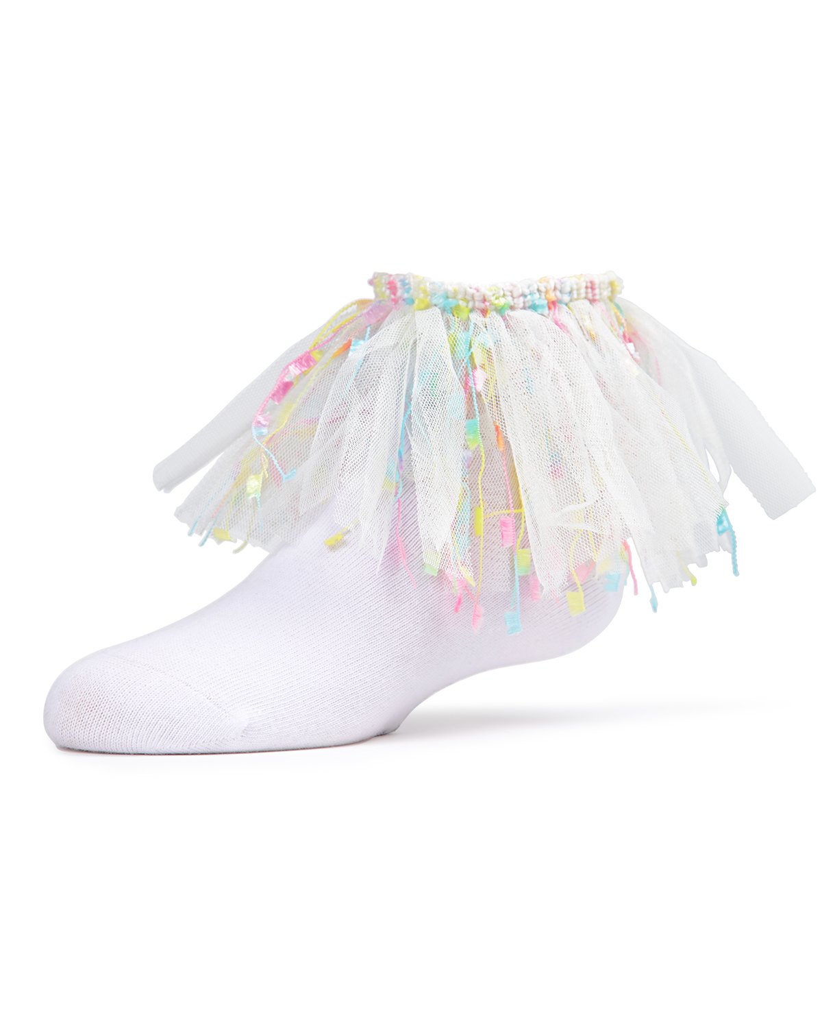 Girls Confetti Cotton Blend Anklet Sock