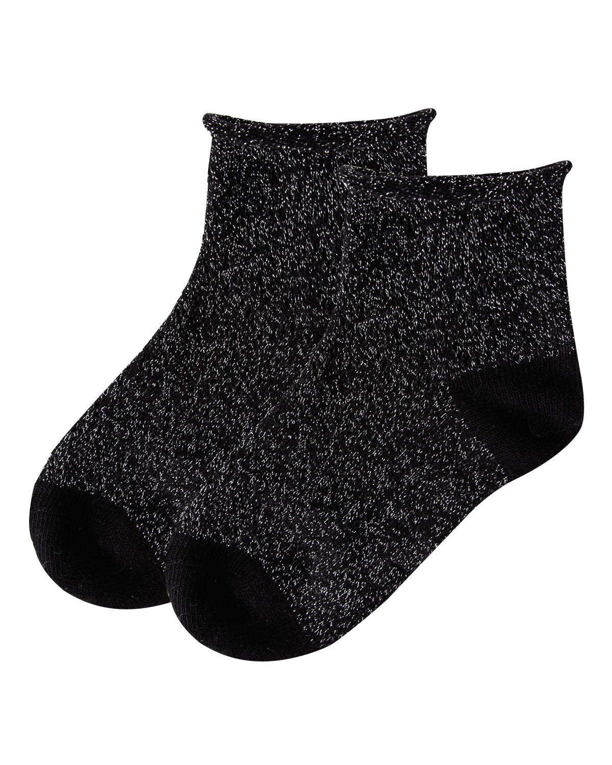 Fuzzy Shimmer Cotton Blend Anklet Socks