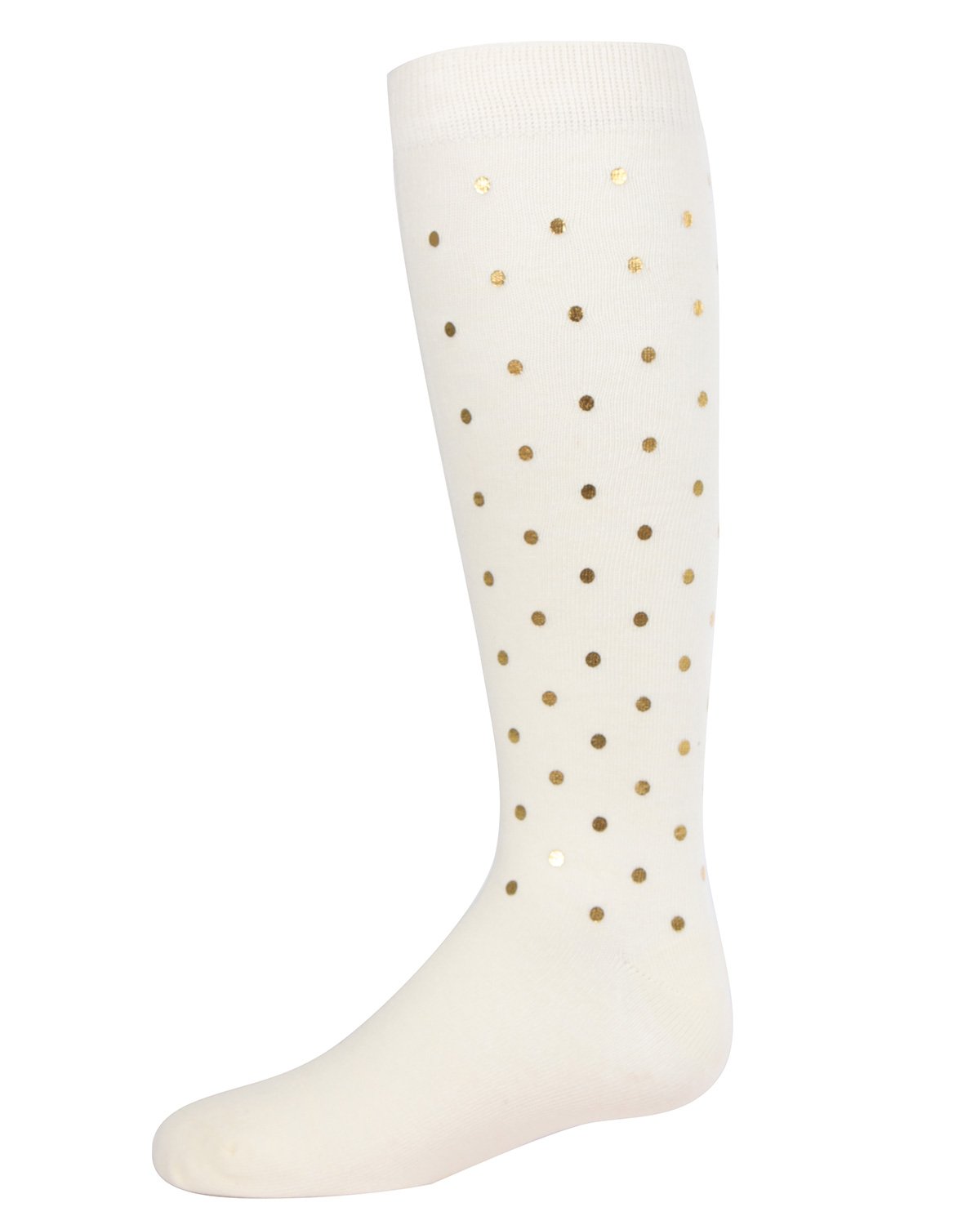 A Speck of Spots Girls Polka Dot Knee High Socks