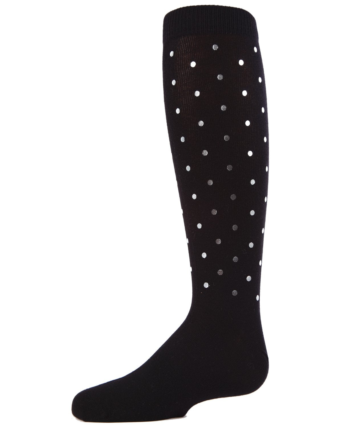 A Speck of Spots Girls Polka Dot Knee High Socks