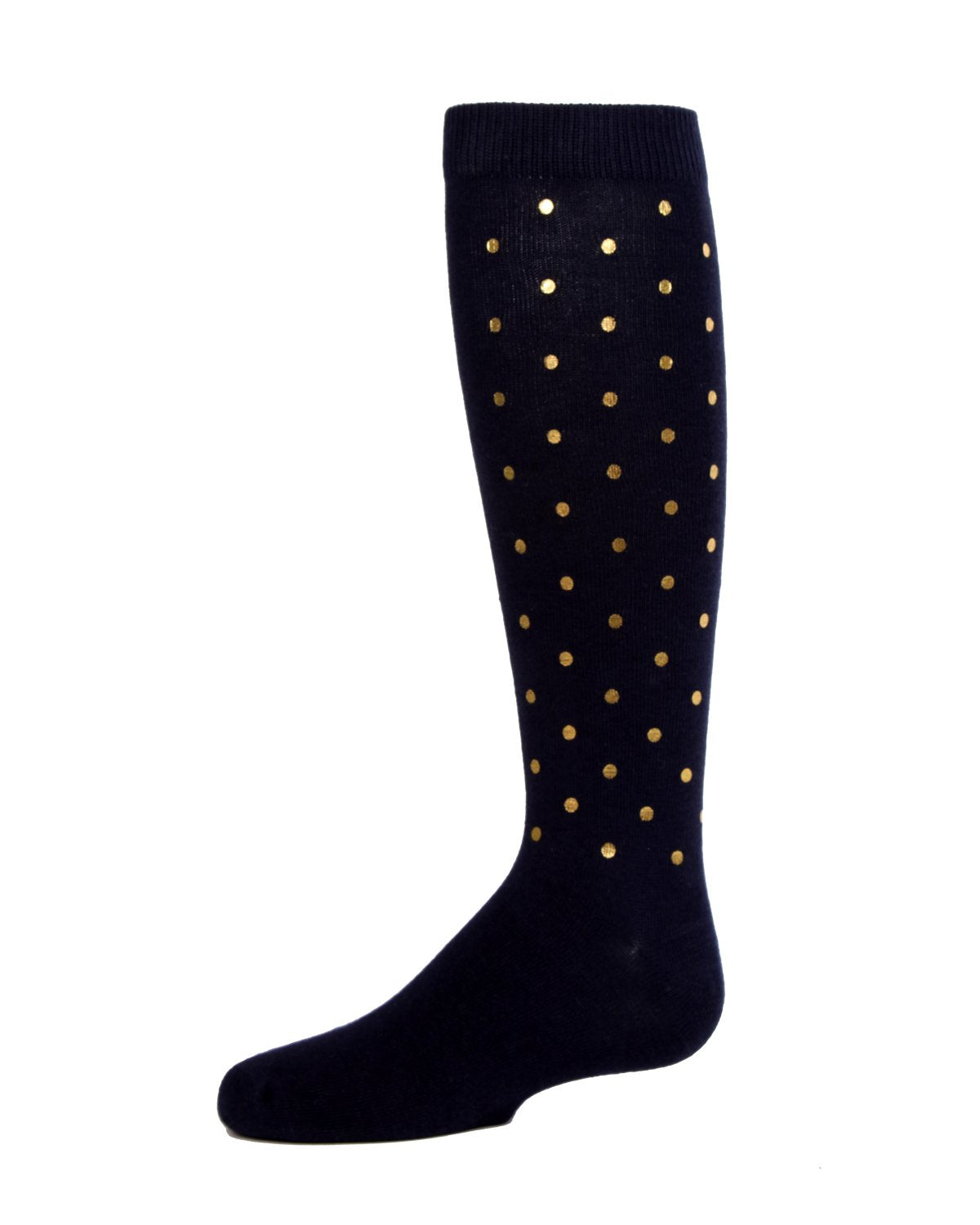 A Speck of Spots Girls Polka Dot Knee High Socks