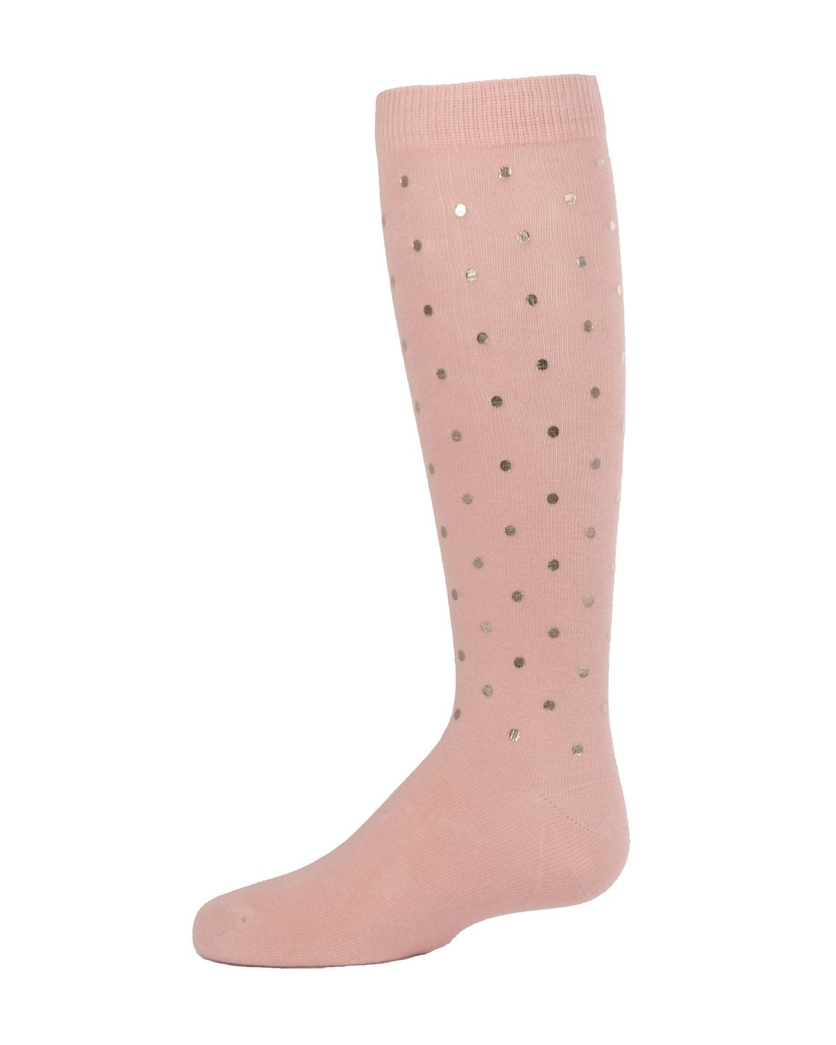 A Speck of Spots Girls Polka Dot Knee High Socks