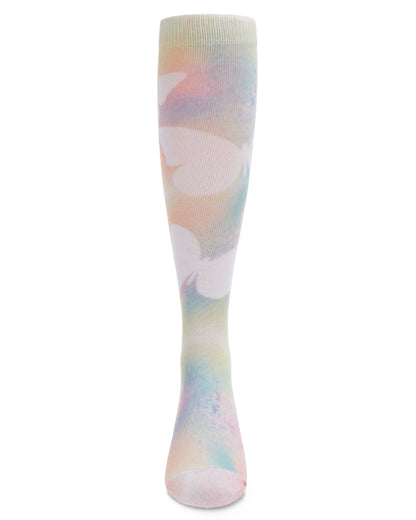 Pastel Butterfly Girls Knee High Sock