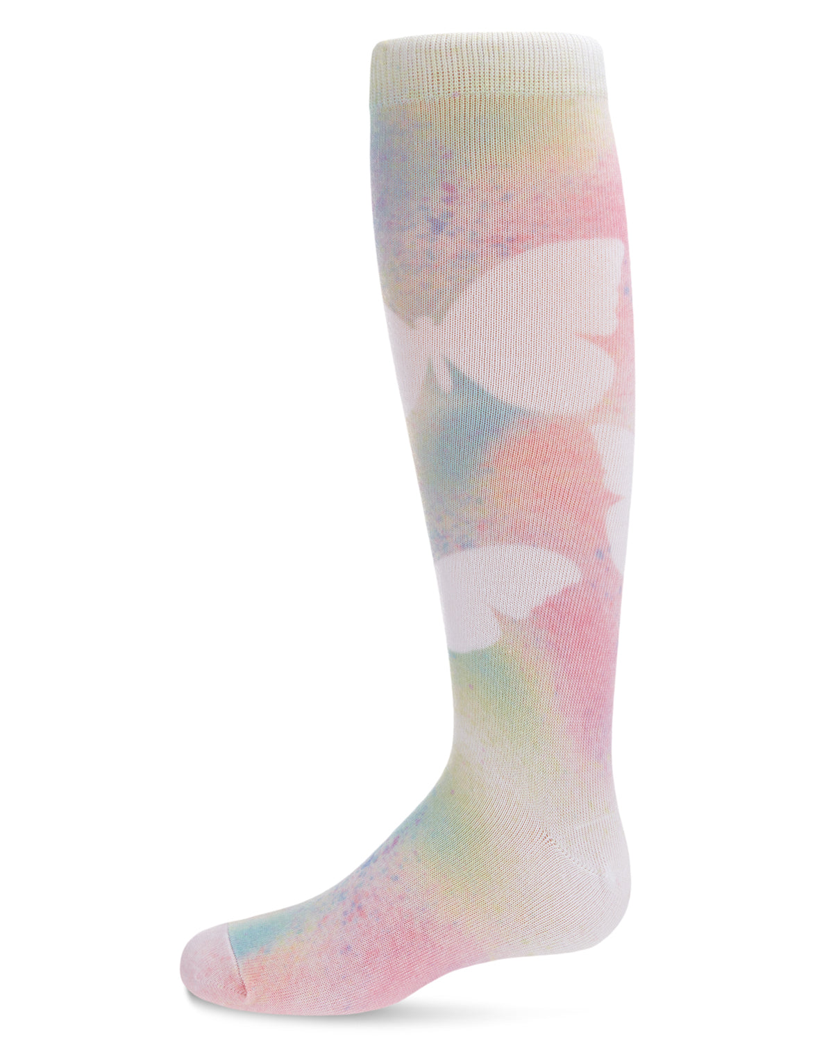 Pastel Butterfly Girls Knee High Sock