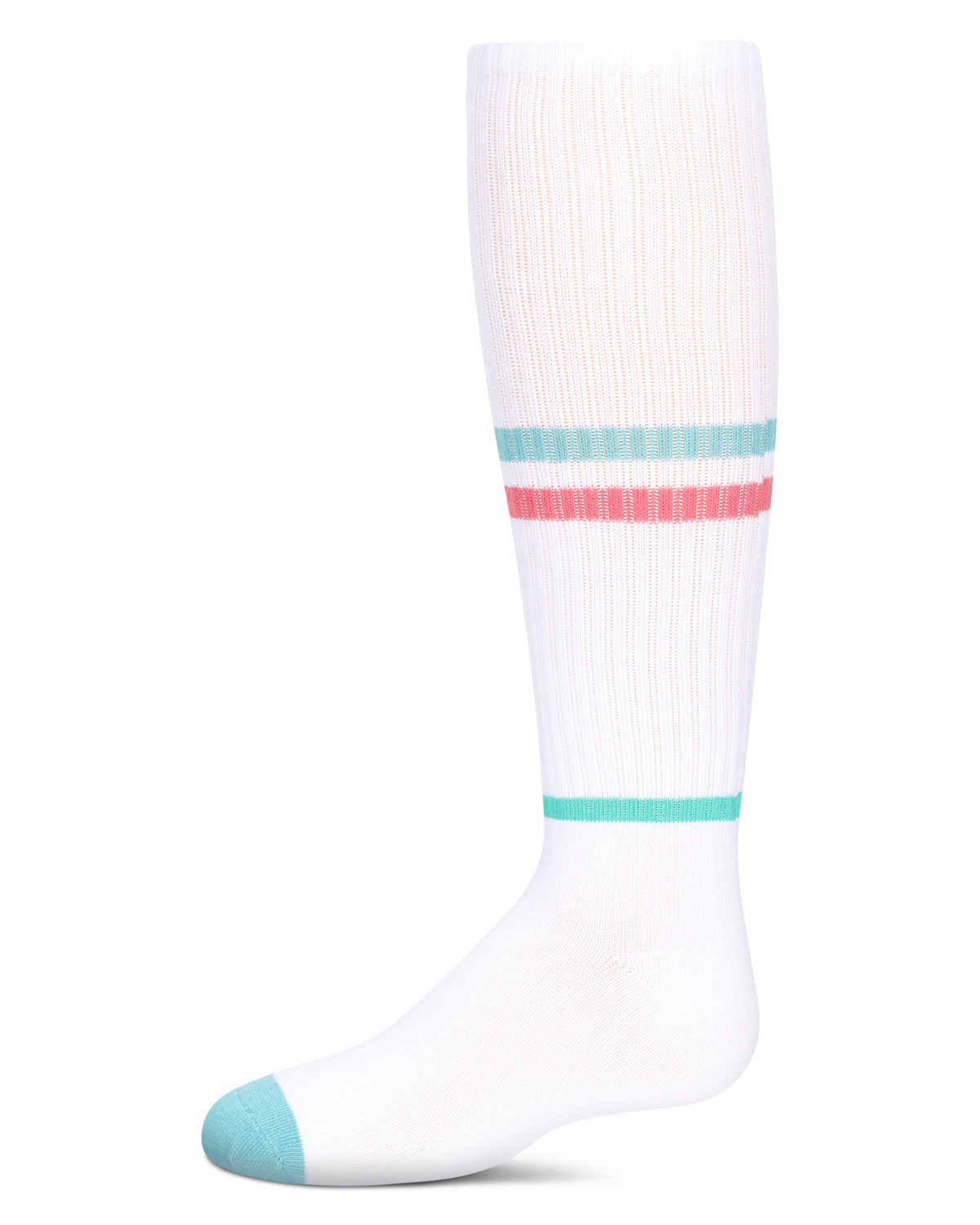 Girls' Multi Colored Stripe Knee High Socks