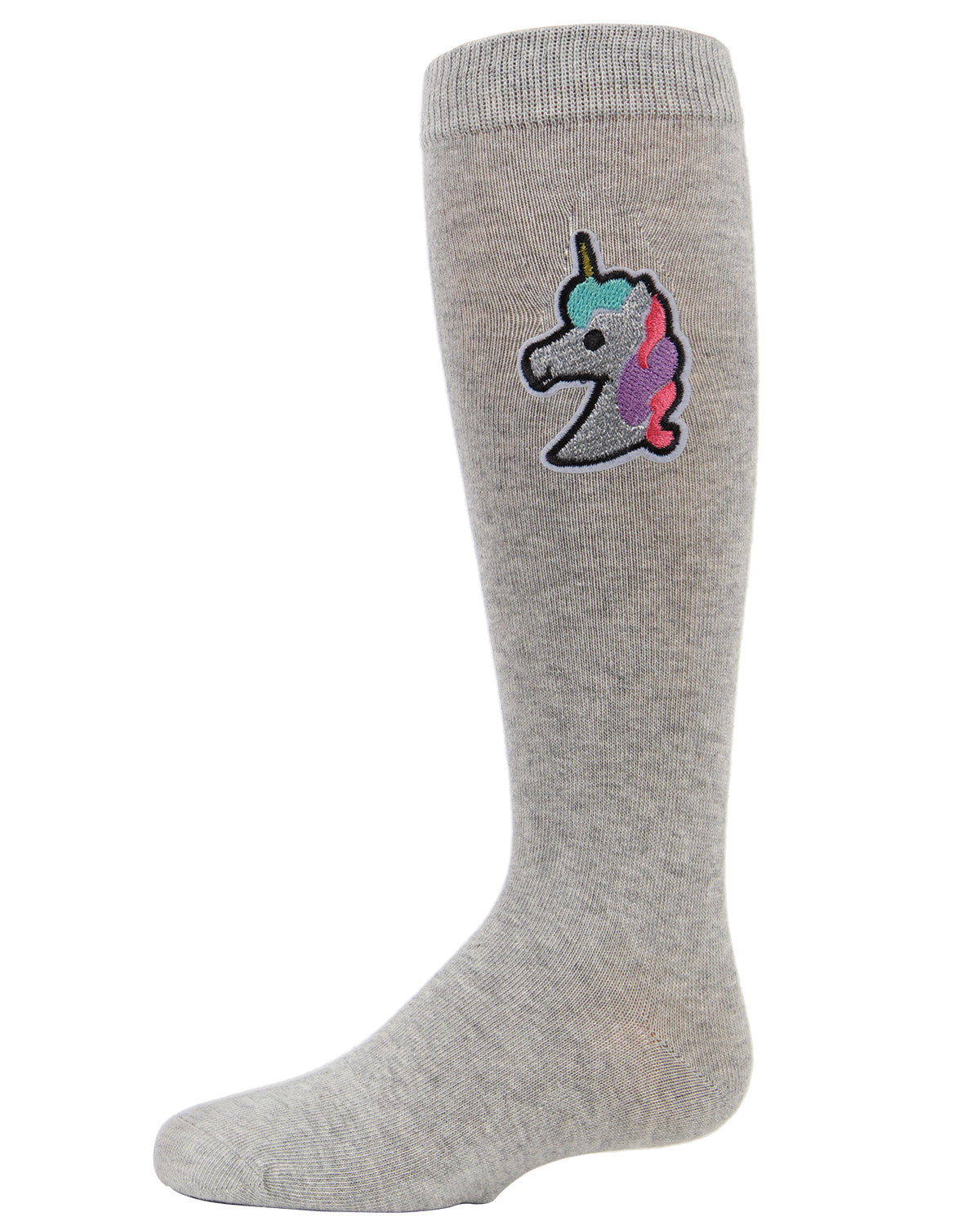 Girls' Glitter Unicorn Knee-High Socks
