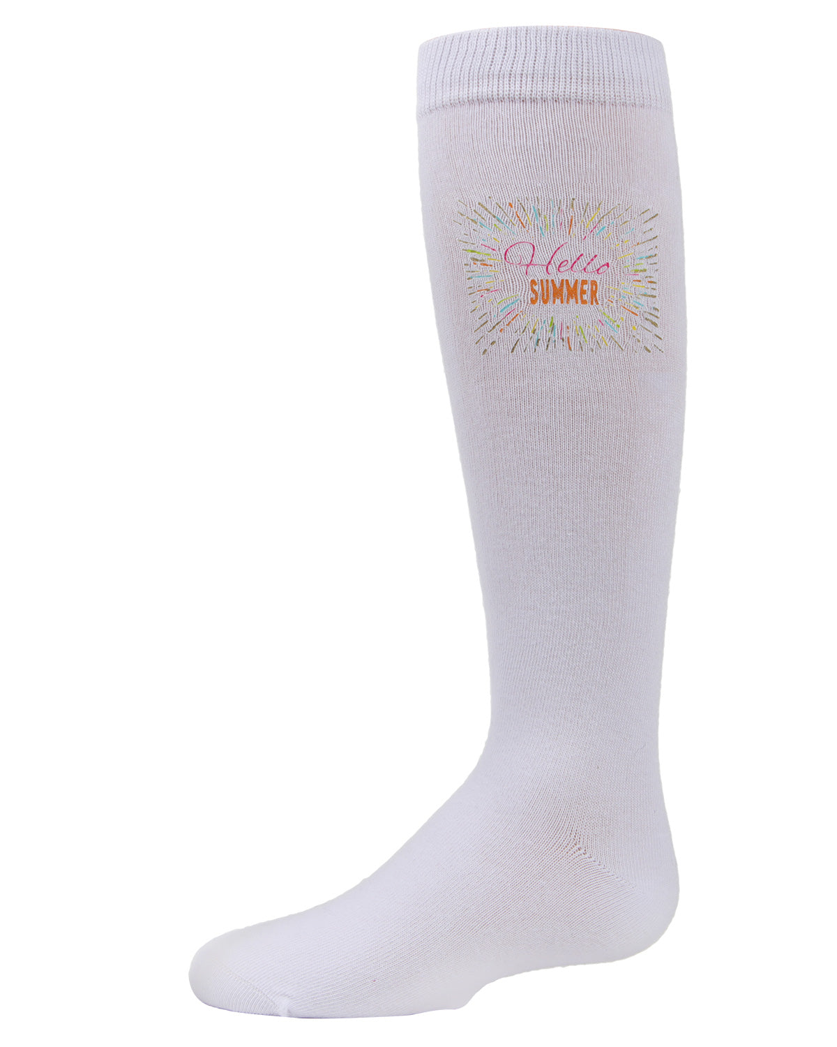 Girls' Hello Summer Knee-High Socks