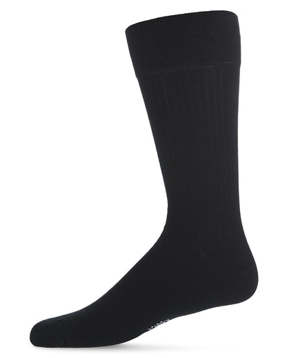Thin Ribbed Men's Mercerized Cotton Socks 3 Pack