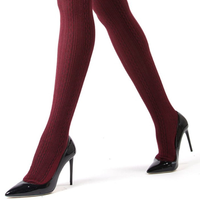 Toronto Cable Sweater Cotton Blend Tights