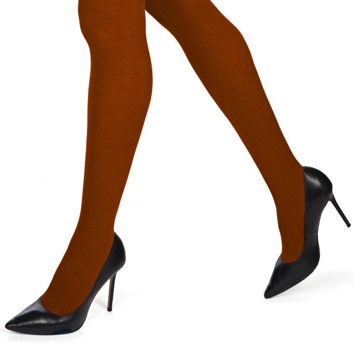 Soft Pima Cotton Tights with Comfort Waist