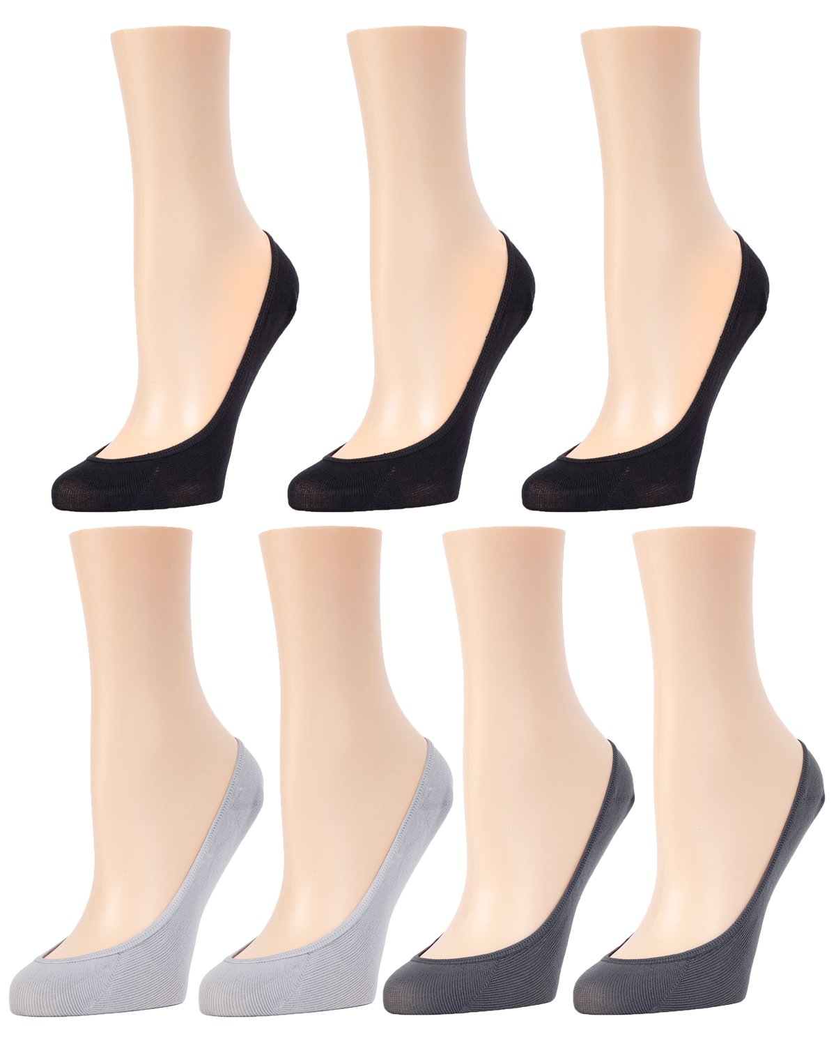 No-Show Micro Shoe Liners 7-Pack
