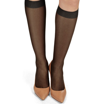 Women's Silky Sheer Knee-High Trouser Socks