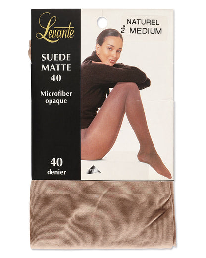 Suede Matte 40 Denier Microfiber Pantyhose