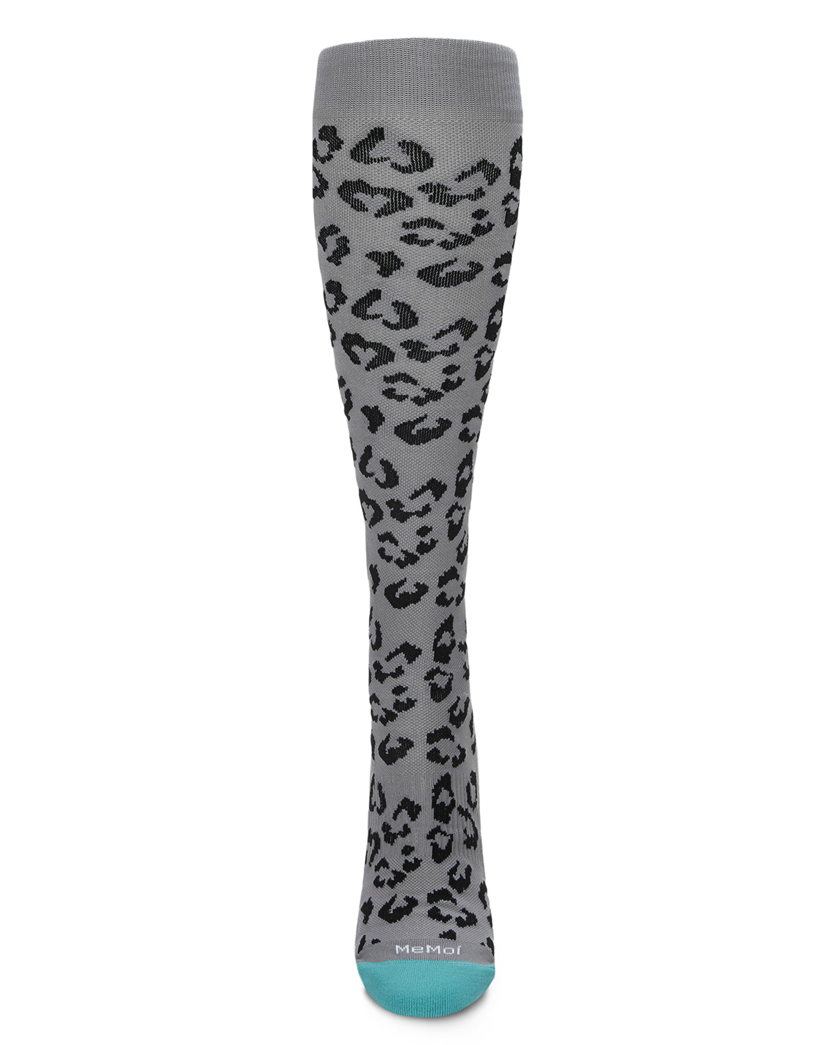 Women's Leopard Nylon 15-20mmHg Graduated Compression Socks
